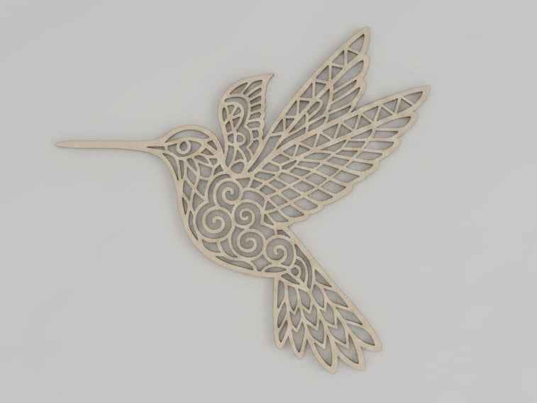 Hummingbird Blank for crafters, ready to paint or epoxy