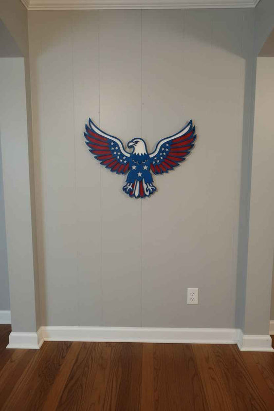 American Eagle 3 Layer Laser Cut